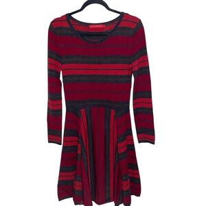 Krimson Klover Dress Womens Medium Merino Wool Red Black Long Sleeve Outdoors